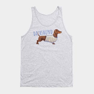 Dachshund sailor Tank Top